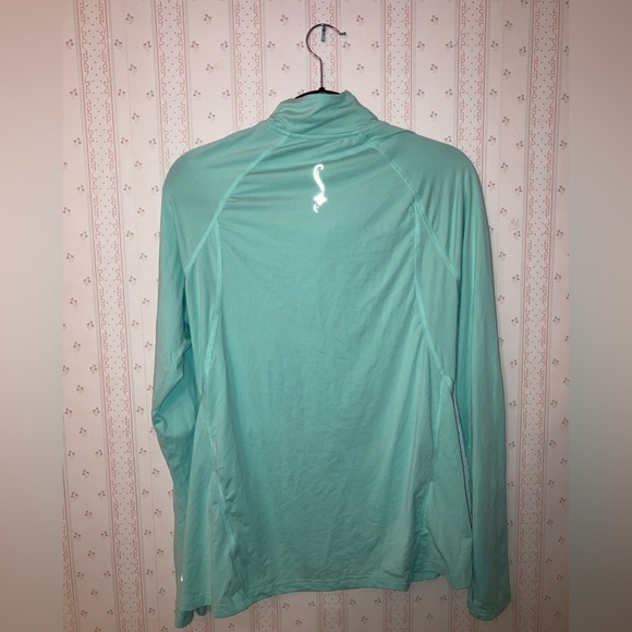 Comfy mint green workout pullover long sleeve! Size large - Picture 2 of 4